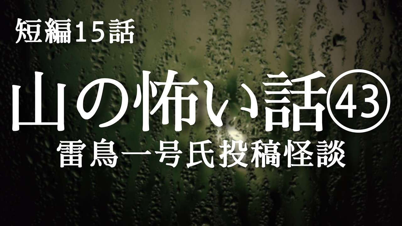 『山の怖い話43 雷鳥一号氏投稿怪談』短編15話「山道の看板」「奇妙な風」「猟銃の手入れ」他【2chホラー】