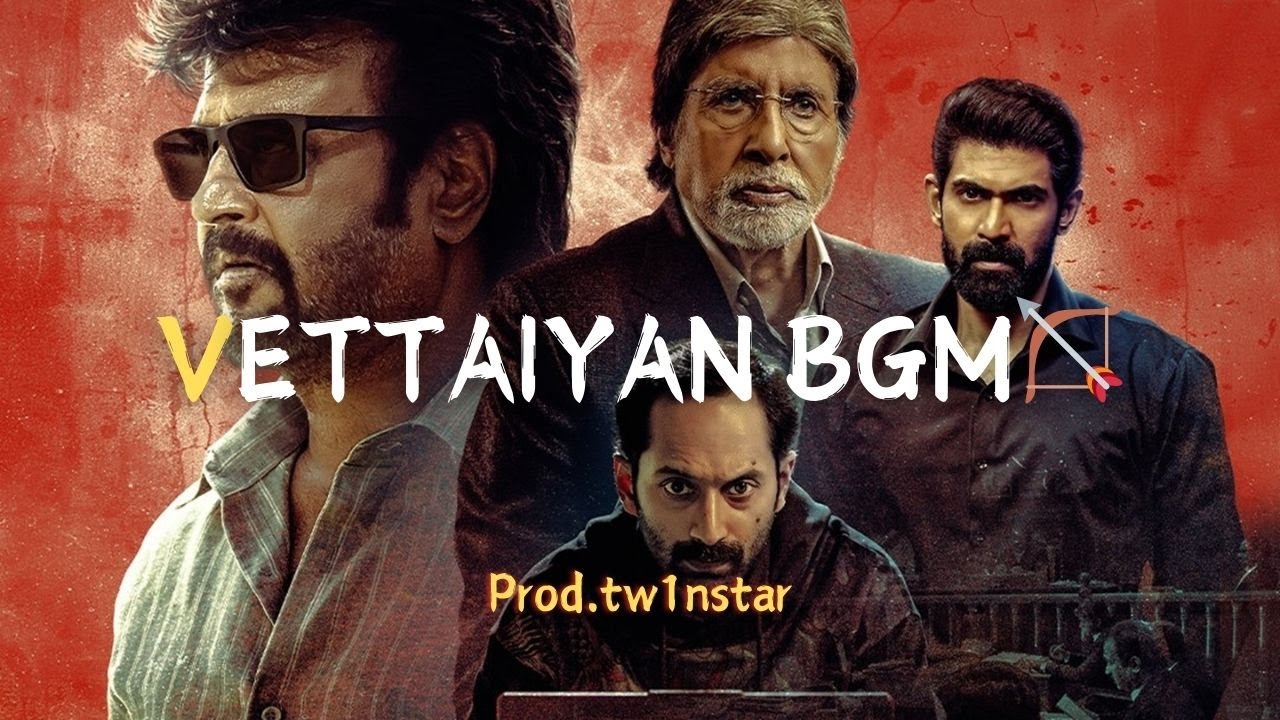 MASS BGM for Vettaiyan Movie | Epic Soundtrack with Visualizer | Prod.tw1nstar