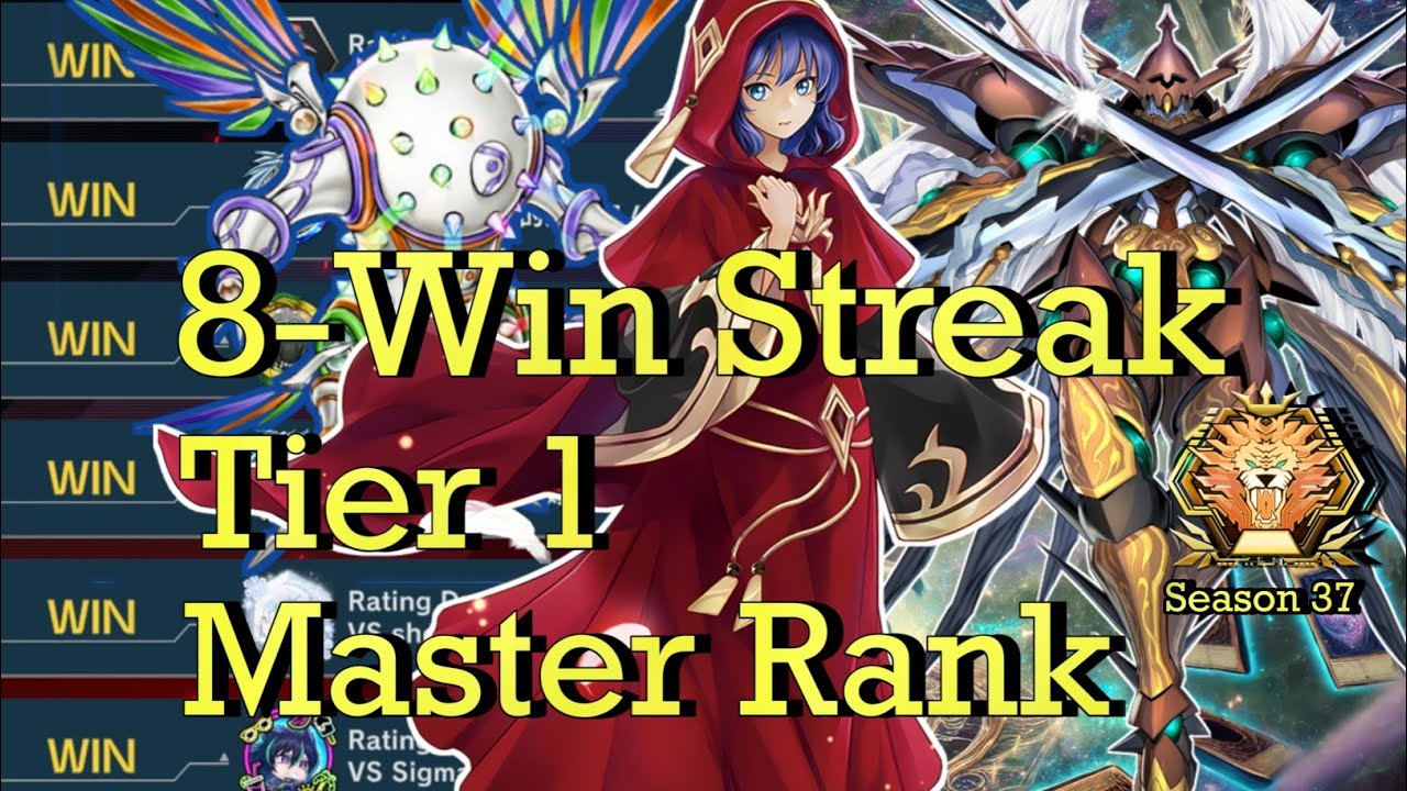 8-Win Streak !! Master Rank Tier 1 | Voiceless Voice x Herald of Perfection | Master Duel Season 37