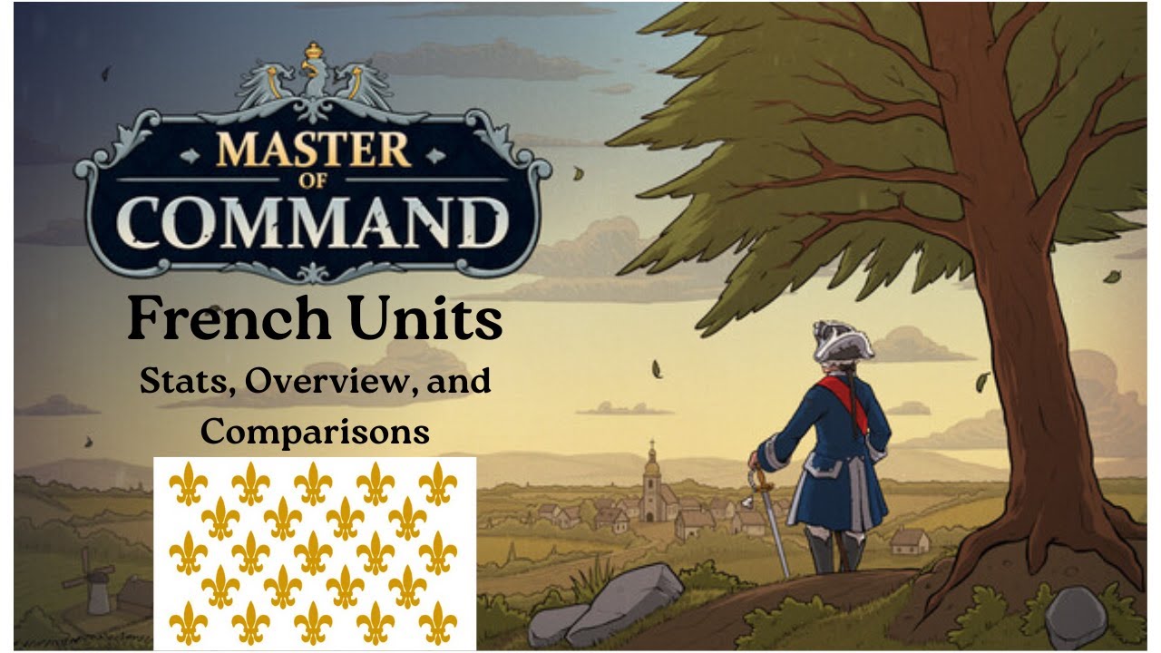 Master of Command - French Units - Stats, Overview, and Comparisons