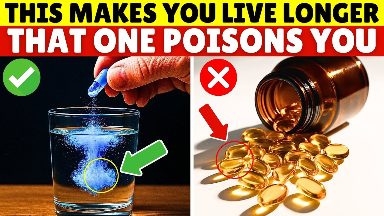 Over 60? 4 DANGEROUS Vitamins You Should NEVER Touch and 4 You MUST Take Daily | Senior Health Tips