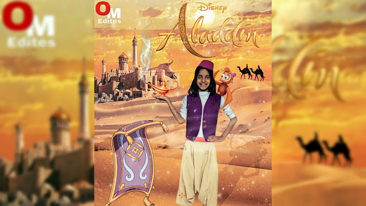 Disney Aladdin picsart editing tutorial By ⭕m edites