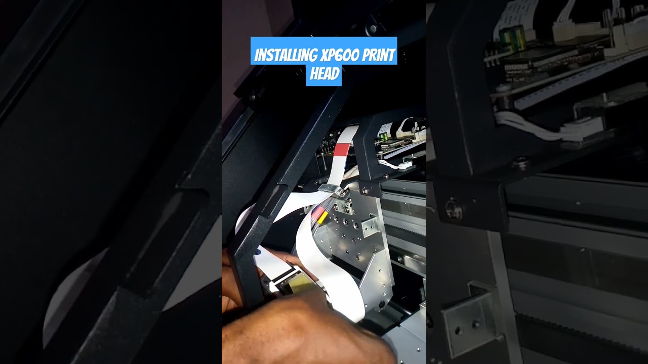 Installing xp600 print head #printer #xp600
