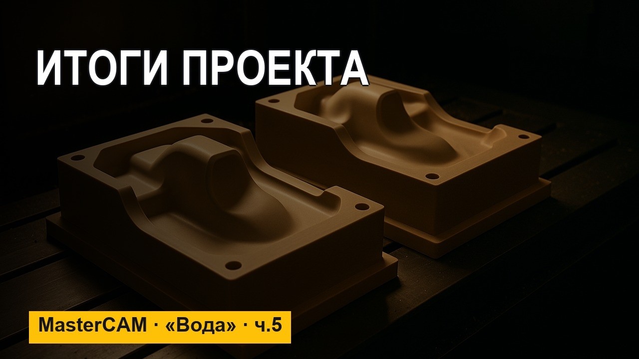 MasterCAM обработка литейной оснастки 