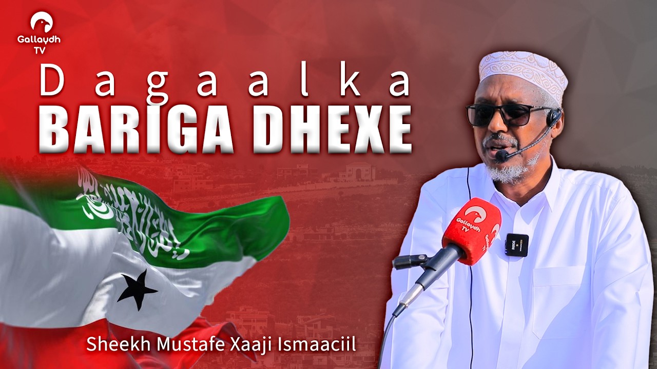 Sheekh Mustafe oo ka hadlay dagaalka bariga dhexe.