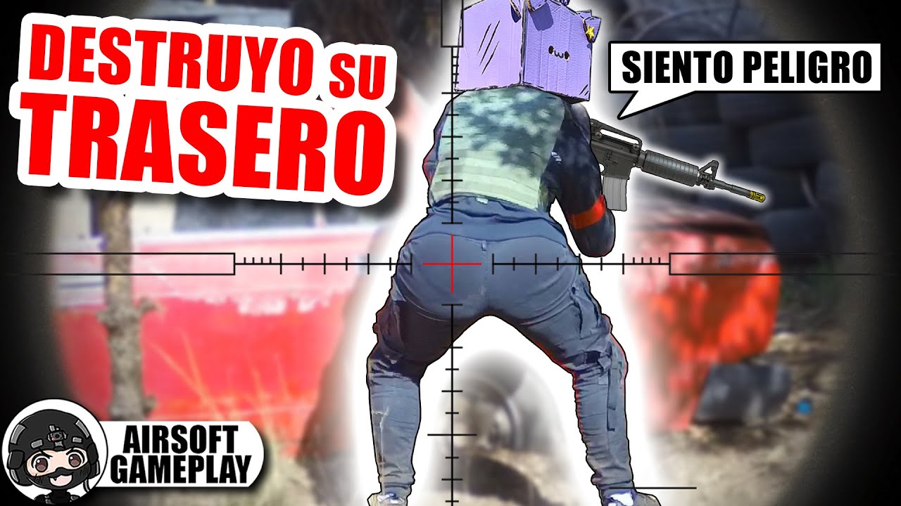DESTRUYO TRASERO de NIMU IRL❗️ 😈 ▬ SUFRE MUCHO 😂 ▬ Yio Airsoft Vs @Nimu Ch.