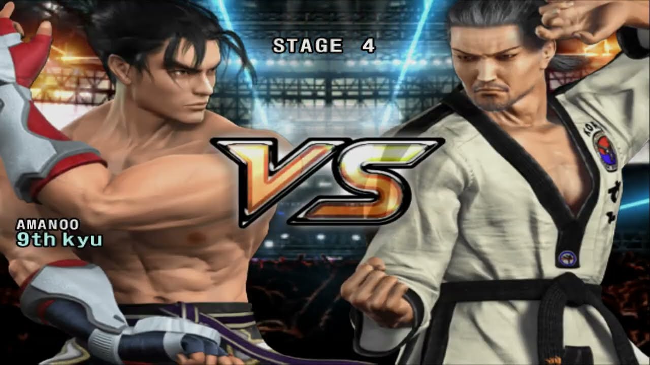 TEKKEN 5, Arcade Battle, (PS2/PCSX2) - Jin Kazama VS Other Characters - Full Gameplay HD