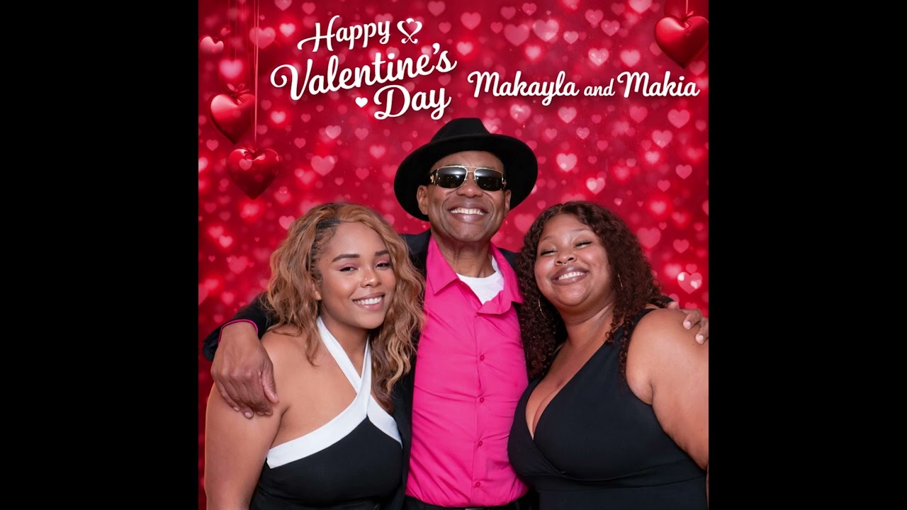 Happy Valentines Day Makia and Makayla
