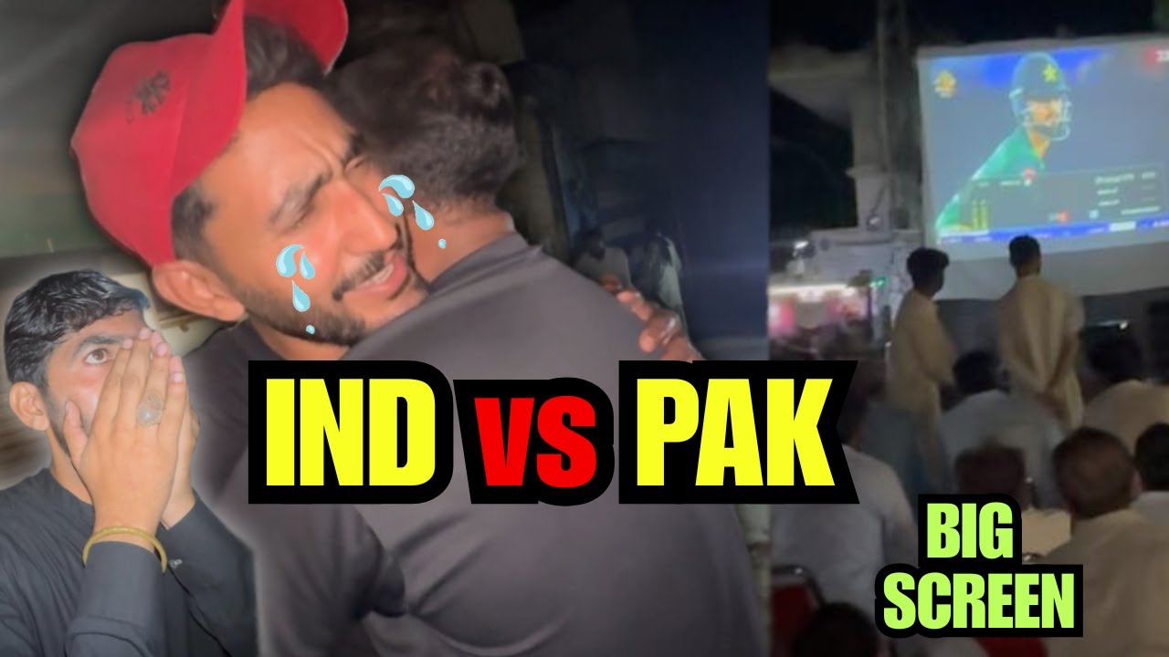 Crying After Pakistan Lost 💔 | Asia Cup Final IND vs PAK on Big Screen in Small Village | 2025