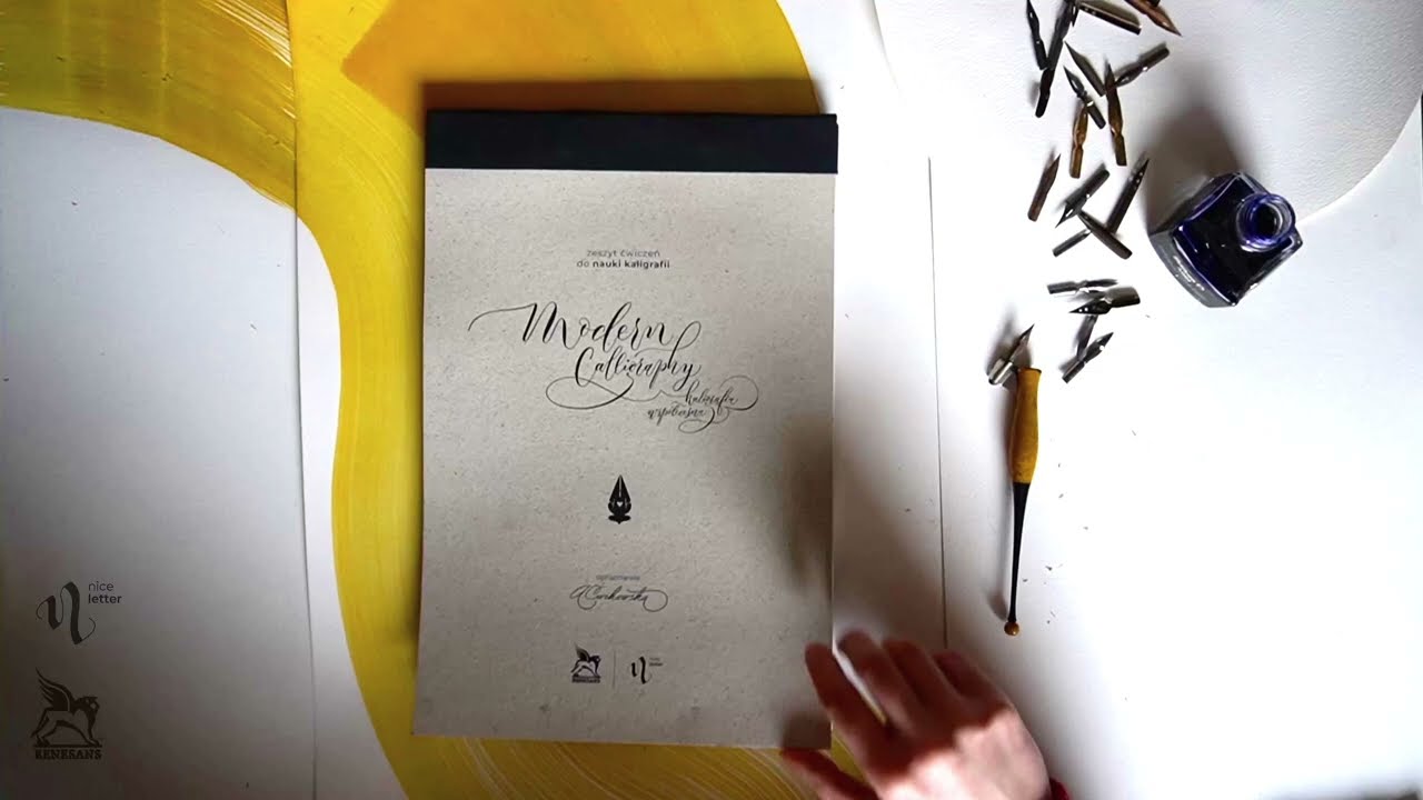 Zeszyt ćwiczeń do kaligrafii współczesnej –modern calligraphy, Renesans Polska, Aleksandra Ćwikowska