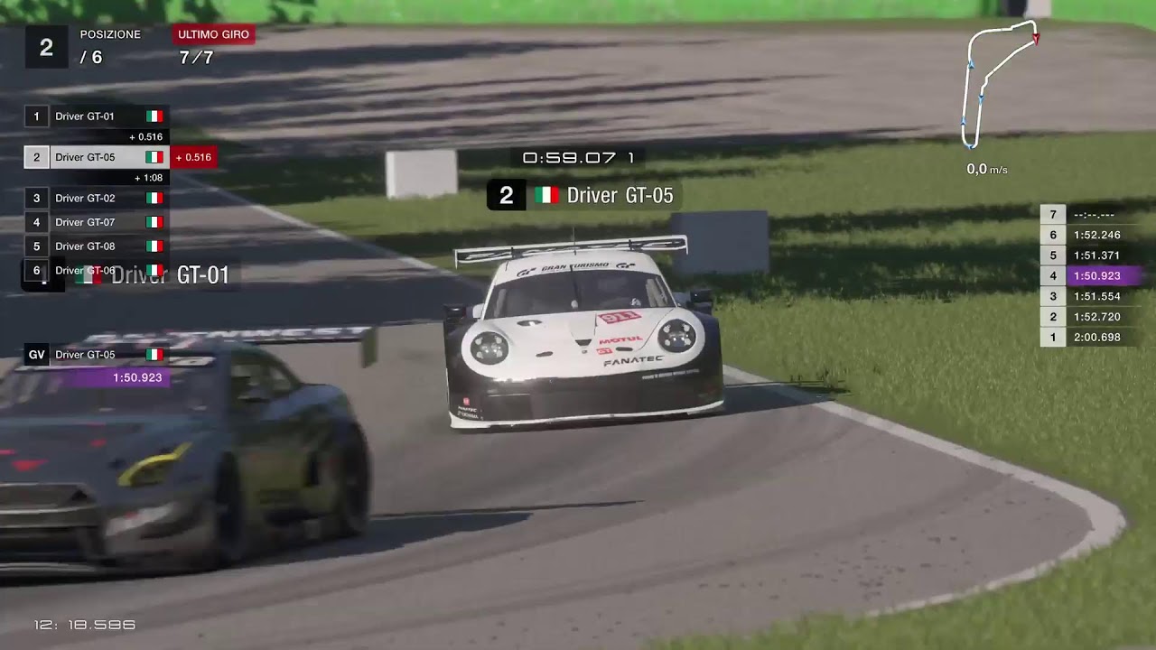 E-sport race MONZA 03 gen | centro di simulazione GTgarage-SIMracing | GT7