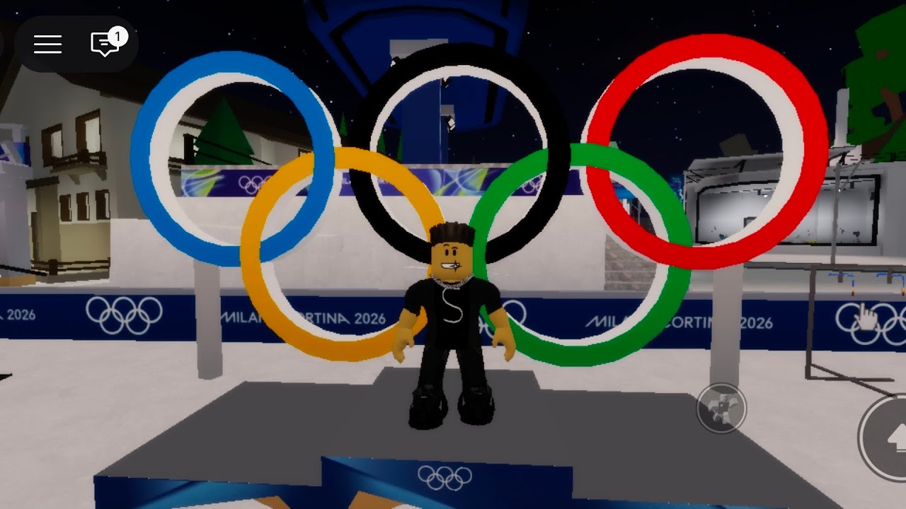 Sking visits the Olympics..