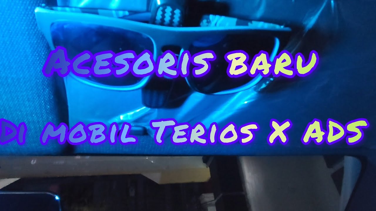 ACESORIS BARU DI MOBIL ALL NEW TERIOS|| HOLDER EYE GLASS & HOLDER SEAT BELT