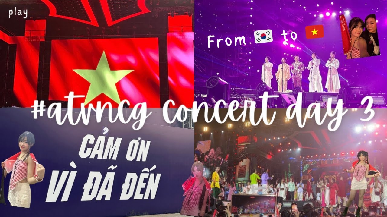 #Vlog03 🇻🇳 - 30 giờ tại HCM cùng ATVNCG Concert Day 3 | From 🇰🇷 to 🇻🇳 với 7749 kiếp nạn