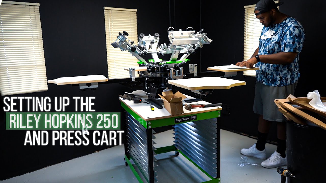 Setting Up The New Press | Ryonet Riley Hopkins 250 & Press Cart