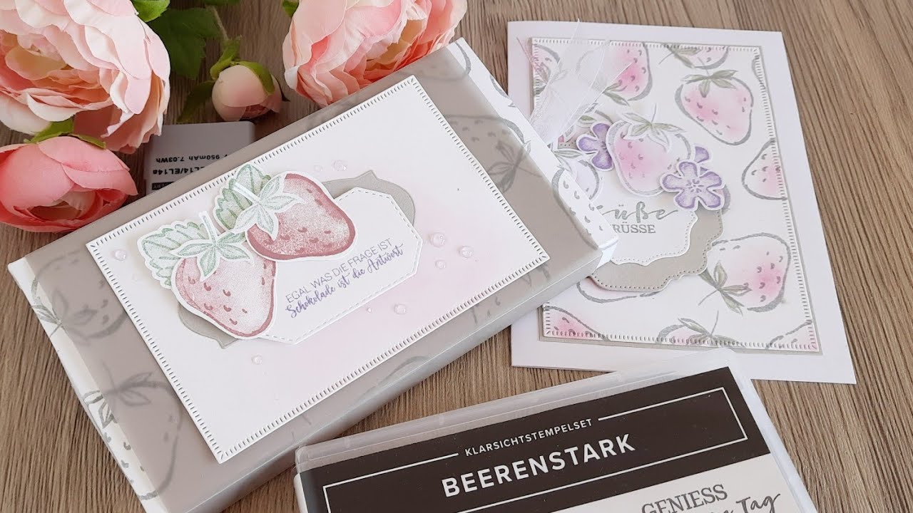 schnelle Verpackung für Schokolade, Verpackung ohne kleben, stampin up