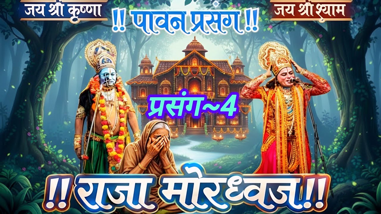 🎉भाग~4 🌺🌿 राजा मोरध्वज की अमर कथा /भाग-4 धार्मिक रामलीला 2026 /नरोइया ड्रामा /रामपाल मौर्या पार्टी 