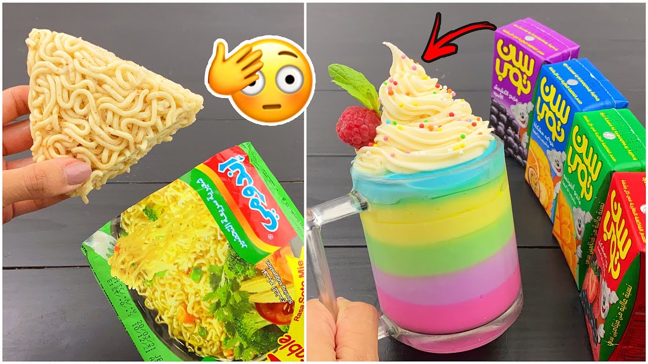 جربت طبخات رمضانية غريبة 😍! حولت الاندومي الى سمبوسة 😱!