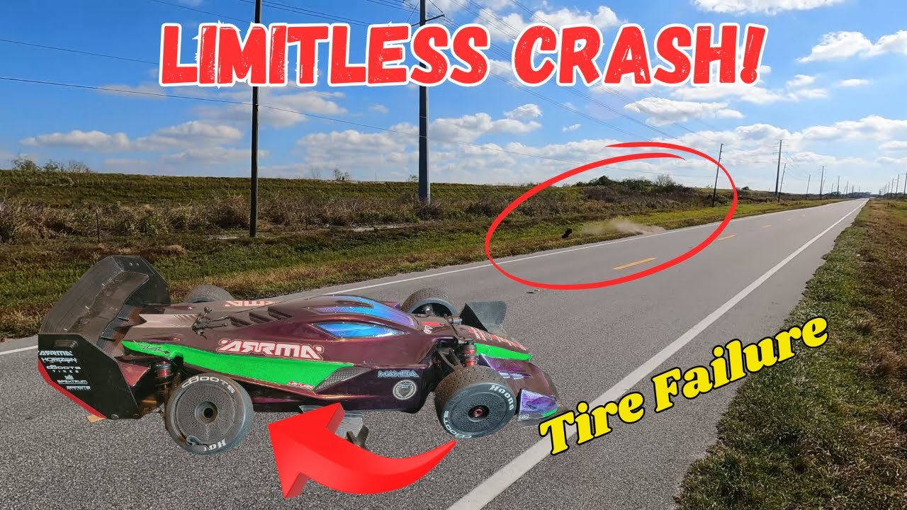I Crashed my Arrma Limitless #rc #arrma #rccar
