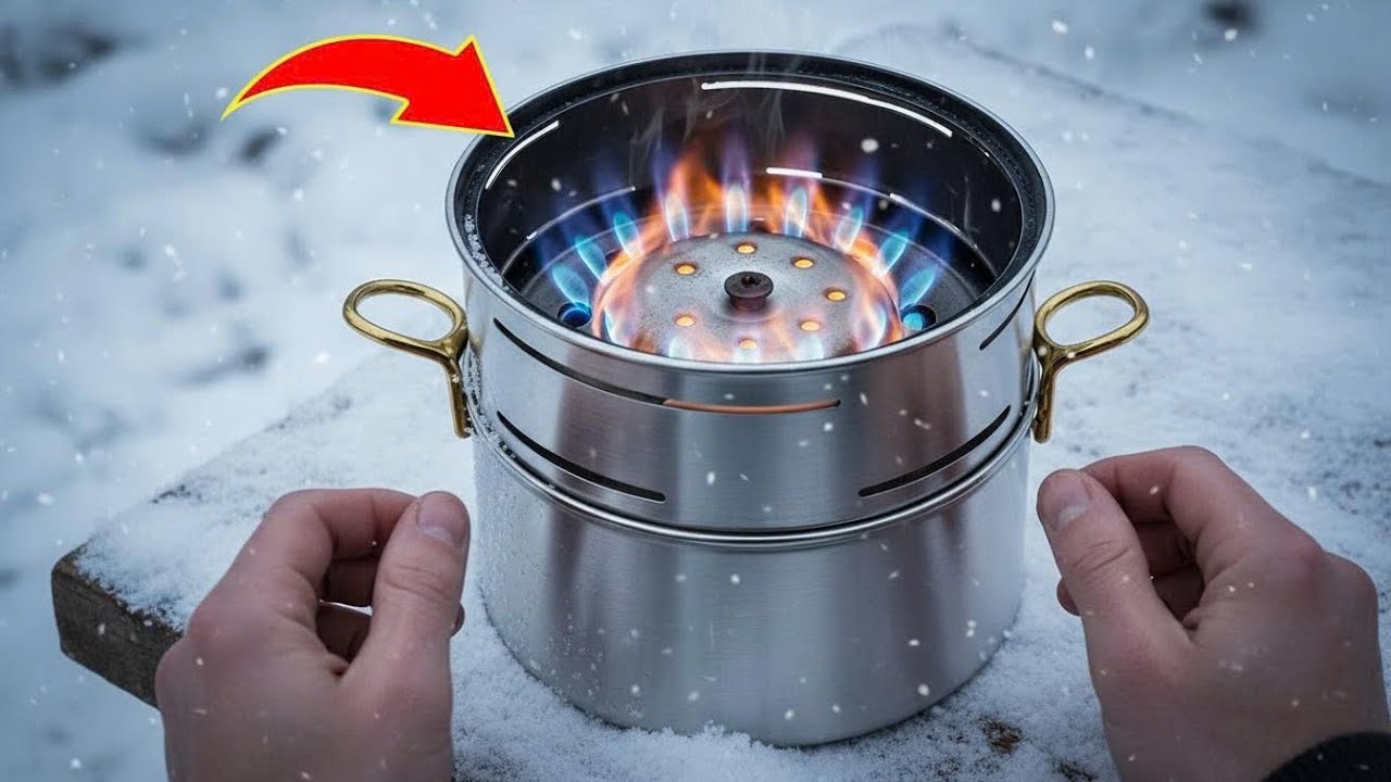 No Gas, No Power 😱 Tuna Can Stove That Actually Works