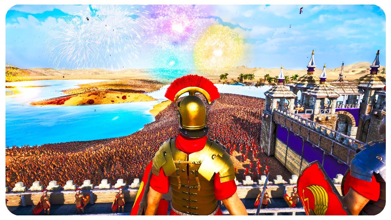 88,500 Roman with Firework Archers vs 1,000,000 Spartans - Ultimate Epic Battle Simulator 2 UEBS 2