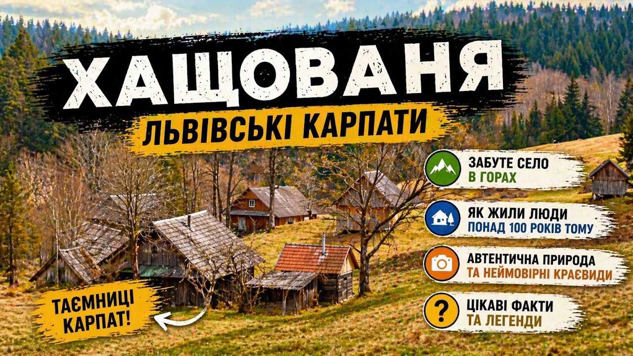 Хащованя – мальовниче бойківське село в Карпатах | Історія, природа, пам'ятки