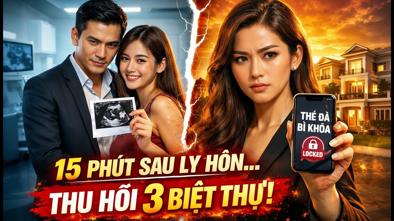 Ly Hôn Chưa Đầy 15 Phút, Chồng Cũ Đã Đưa Bồ Đi Siêu Âm – Cái Kết Khi Tôi Thu Hồi 3 Biệt Thự