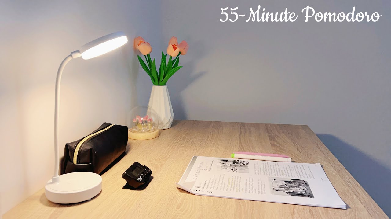 Study with Me for 55 Minutes | Piano Focus Music