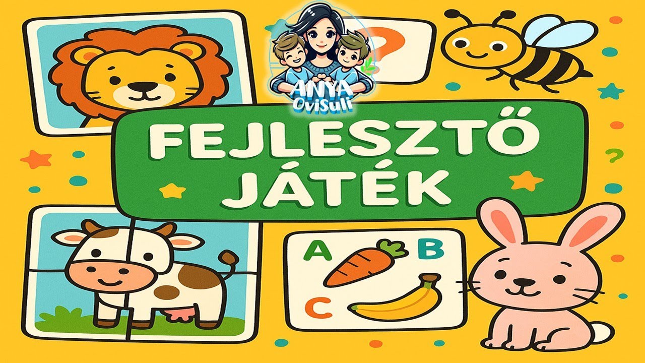 Fejlesztő játékok gyerekeknek (válogatás) #gyerekeknek #fejlesztőjáték #fejlesztő #játék #állatok