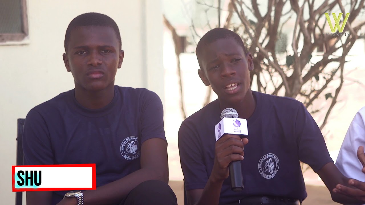 WANAFUNZI WA SUNSHINE SECONDARY SWALI WALILO ULIZWA KWA NINI ELIMU NI UFUNGUO WA MAISHA.