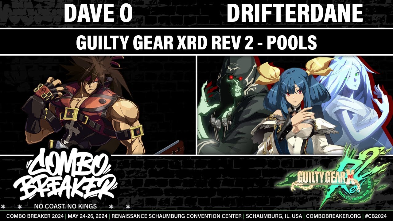 COMBO BREAKER 2024 POOLS - Dave O (Sol) vs DrifterDane (Dizzy) - Guilty Gear Xrd REV 2