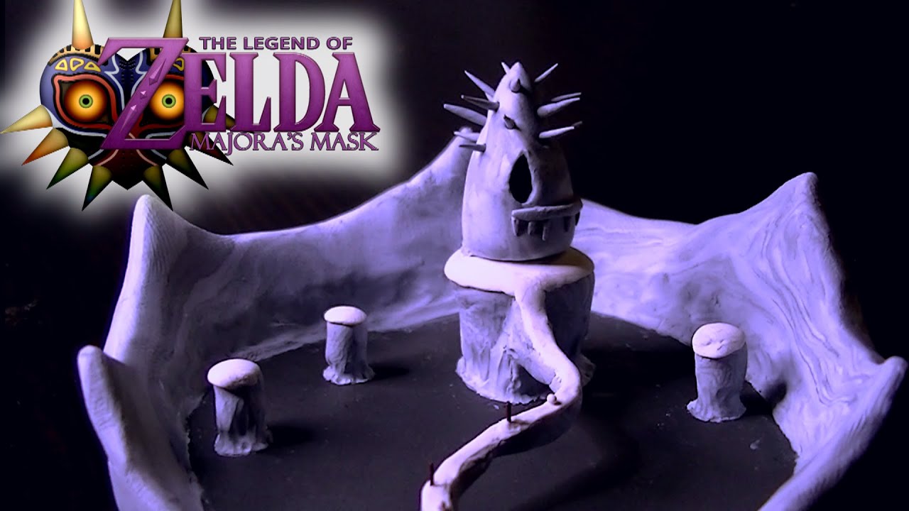 Making Snowhead Temple with Polymer Clay (Majora's Mask)
