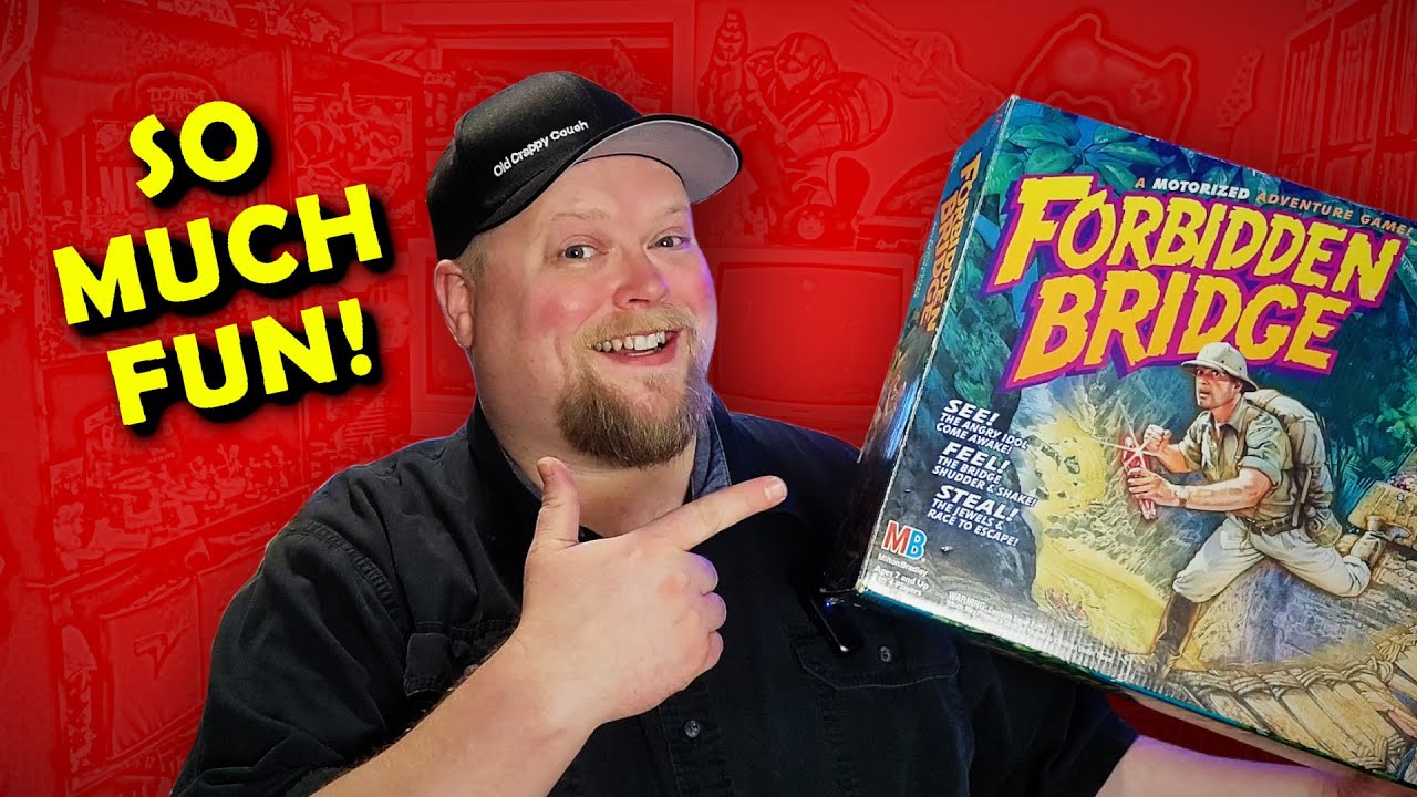 The Coolest Board Game of the 90's! Forbidden Bridge - Milton Bradley (1992)