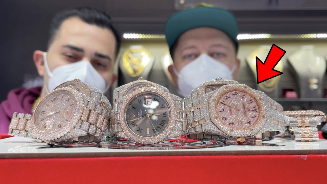 LooK AT 2 Tone CARTIER , ROLEX and Audemars PIGUET Rose GOLD Watches !