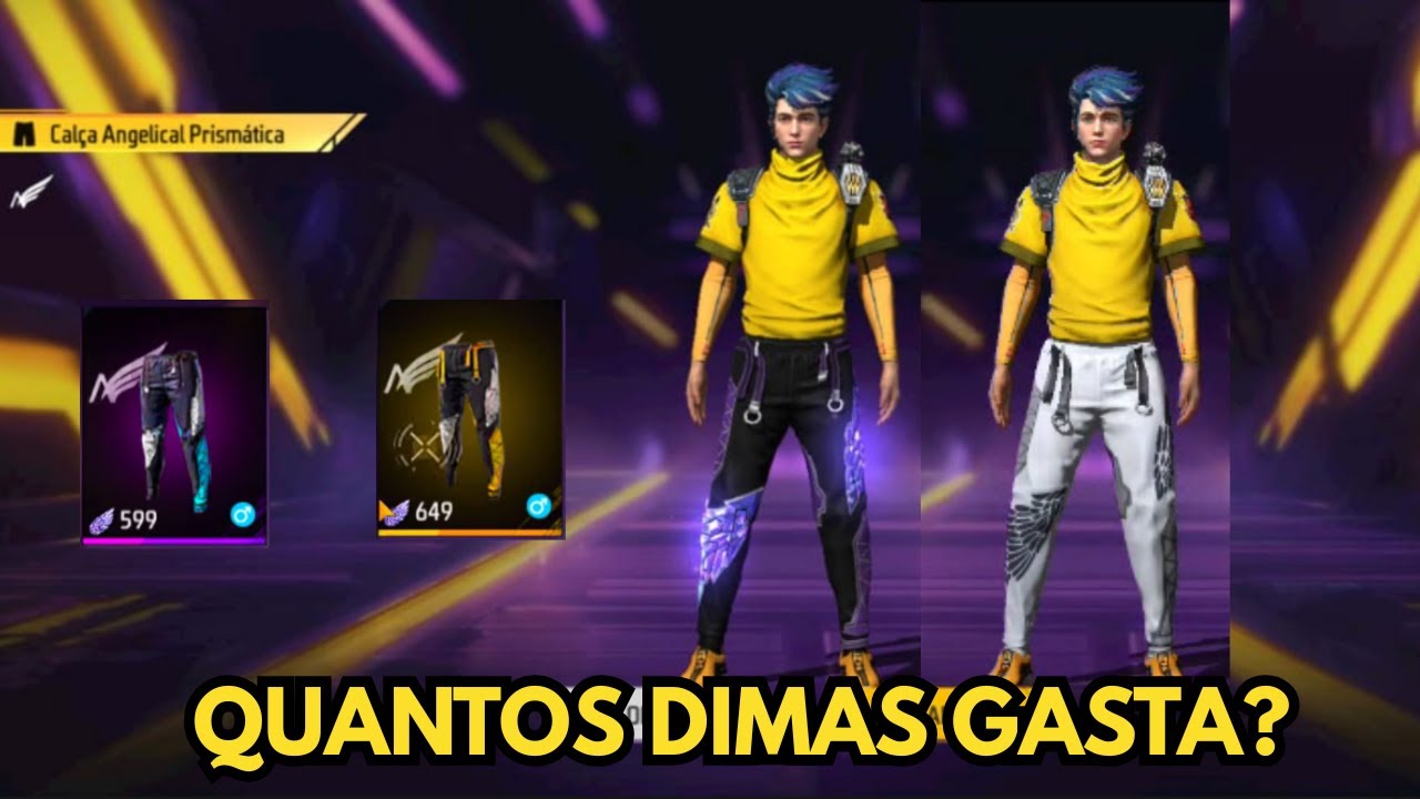 PEGANDO 02 CALÇAS ANGELICAIS NO NOVO TOKEN ROYALE DO FREE FIRE! TÁ FÁCIL?