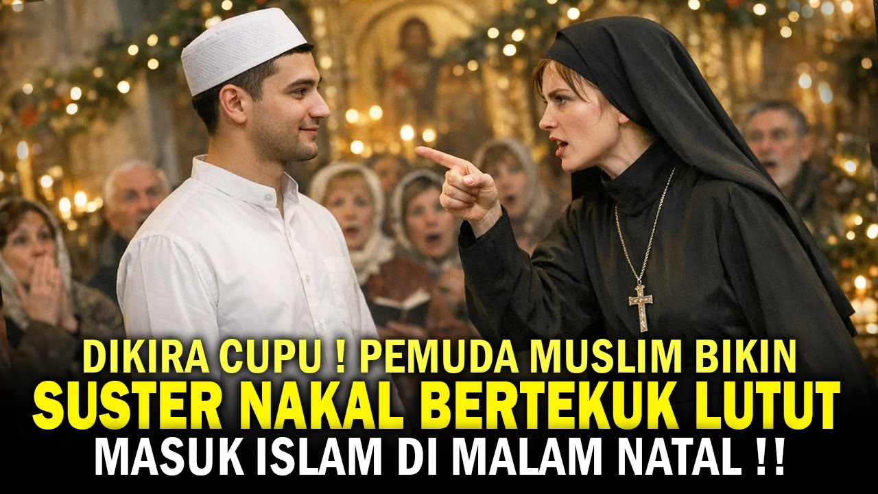 DIKIRA CUPU, PADAHAL SUHU ! Pemuda Muslim Akan Dipermalukan Malah Bikin Rontok Iman Jemaat Gereja