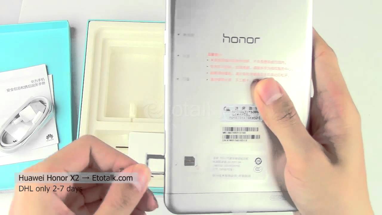 Huawei Honor X2 Android 5.0, Octa Core 7.0 inch - Unboxing & Appearance