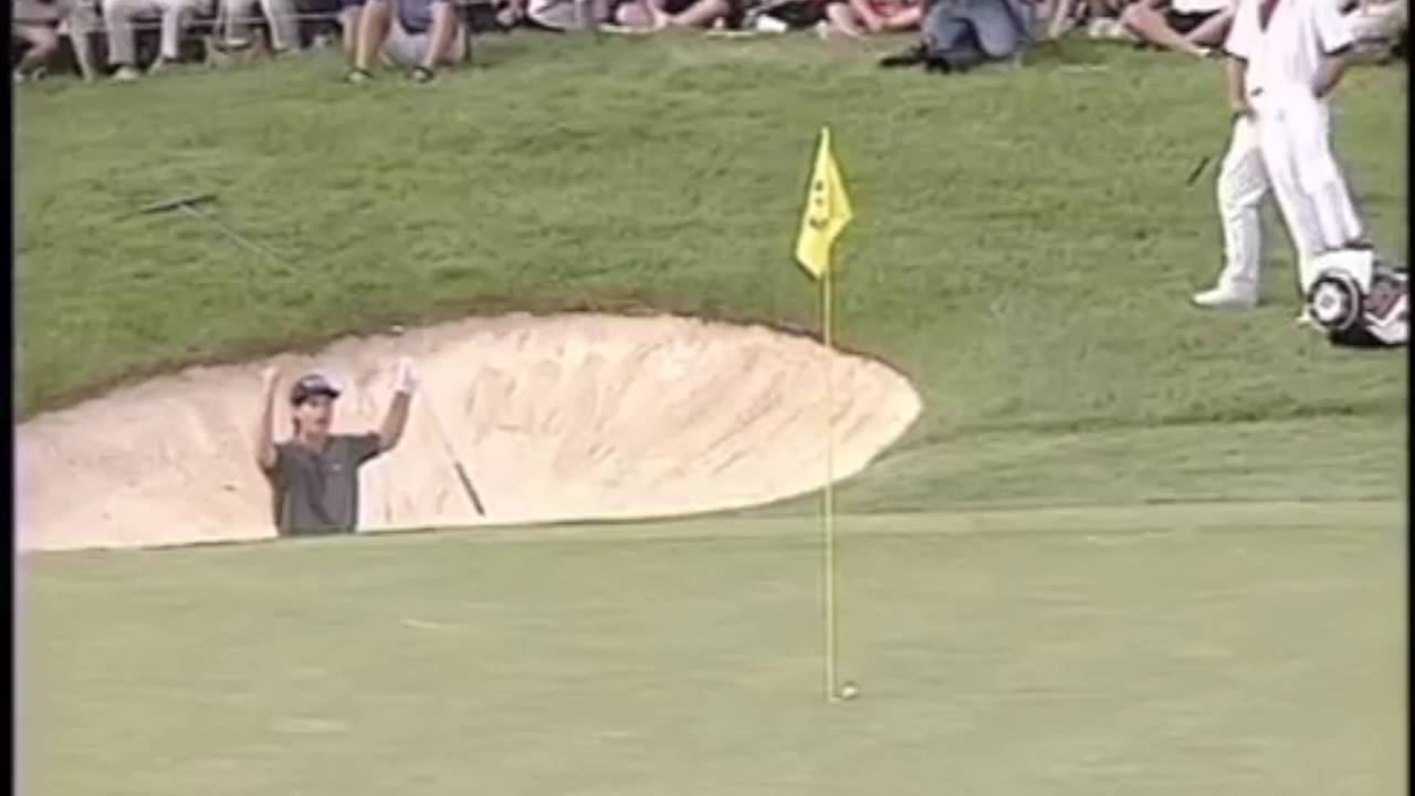 Paul Azinger hole out at the Memorial Tournament