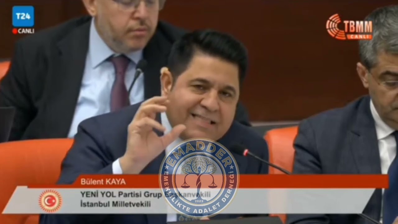 Saadet Partisi Genel Başkan Yardımcısı Sn. Bülent Kaya'nın TBMM'de Kademeli Emeklilik Çağrısı