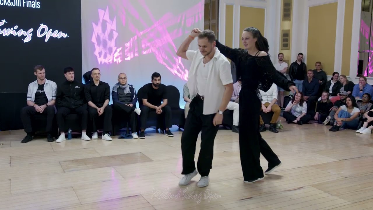 Harold Baker & Clemence Peybernès - 3rd place Advanced Jack&Jill Finals - Midland Swing Open 2024