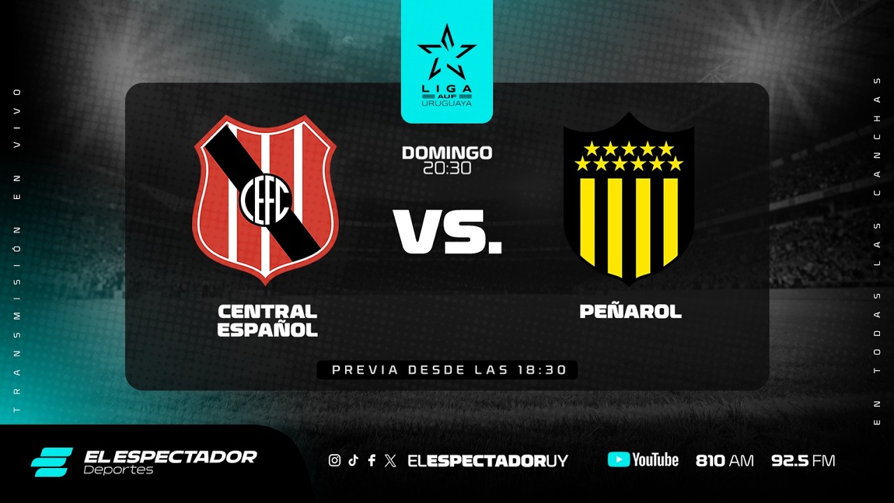 CENTRAL ESPA&Ntilde;OL VS. PE&Ntilde;AROL | F&Uacute;TBOL EN VIVO | EL ESPECTADOR DEPORTES | 15/2/26