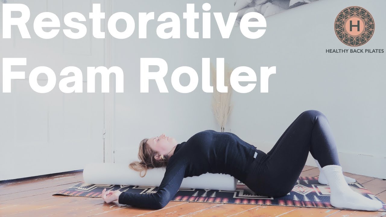 25 Min Full Body Restorative Pilates with Foam Roller | Gentle Daily Routine to De-stress