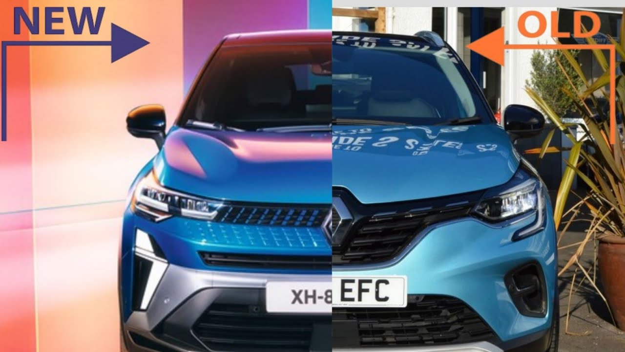 NEW 2025 Renault Captur vs OLD Renault Captur  Design Comparison & Technology