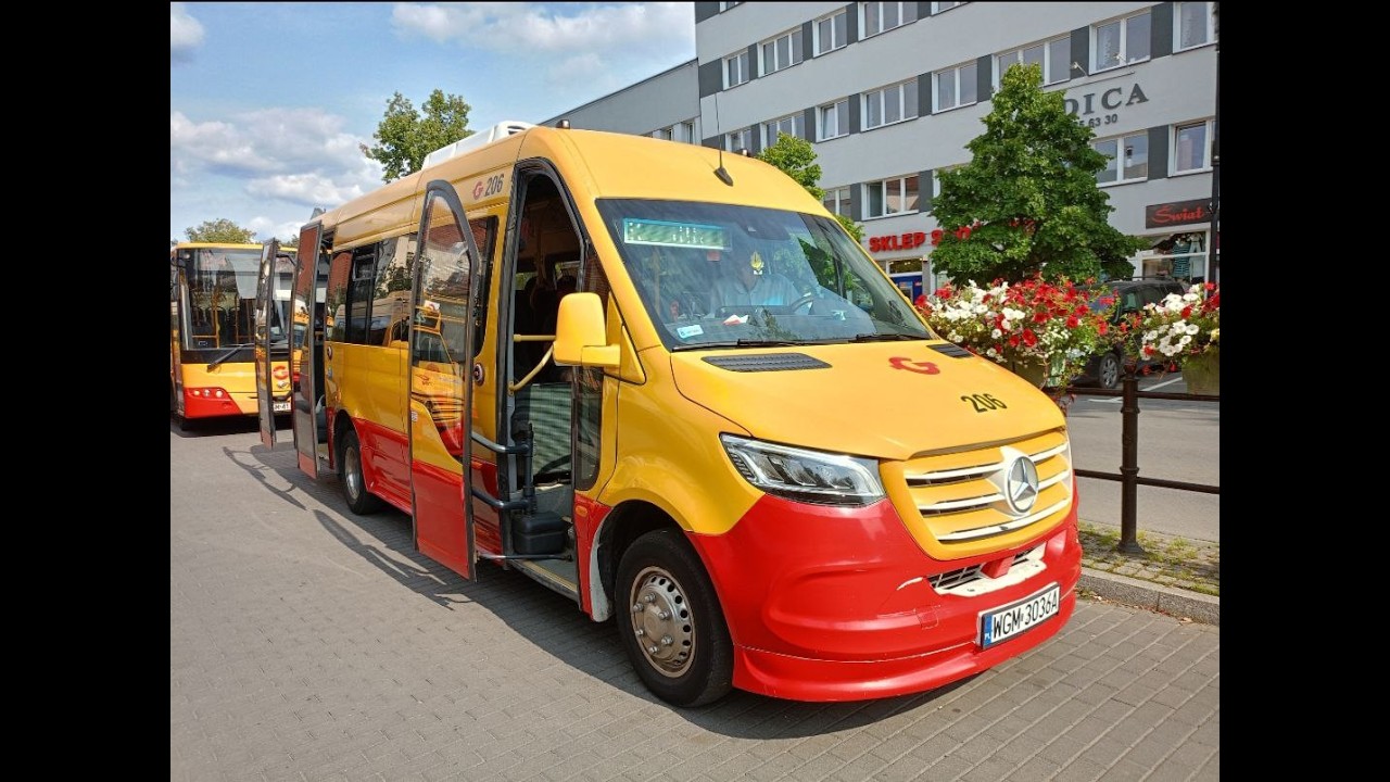 PKS Tarnobrzeg linia 63 k. Warszawa wariant przez Kajetany, MB Sprinter City / Mercus #206