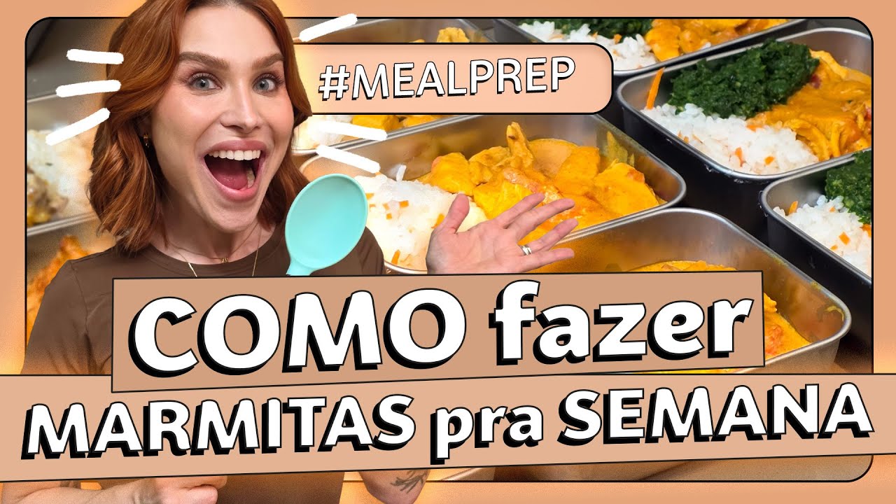 Marmitas da Semana: Vlog na cozinha com MEAL PREP da vida real | Lu Ferreira