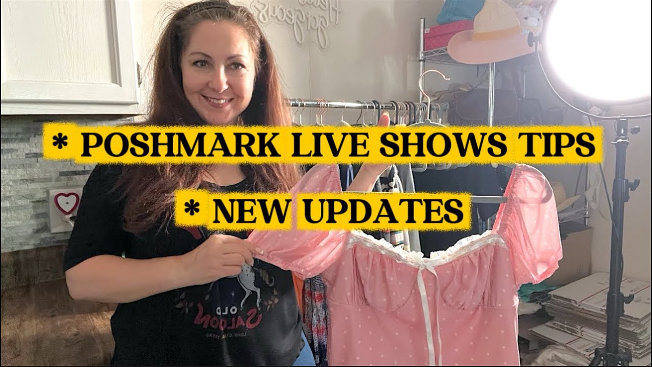 Poshmark Live Shows tips, Newest Features and Shipping UPDATE 2025!  #tipsandtricks #reselling 