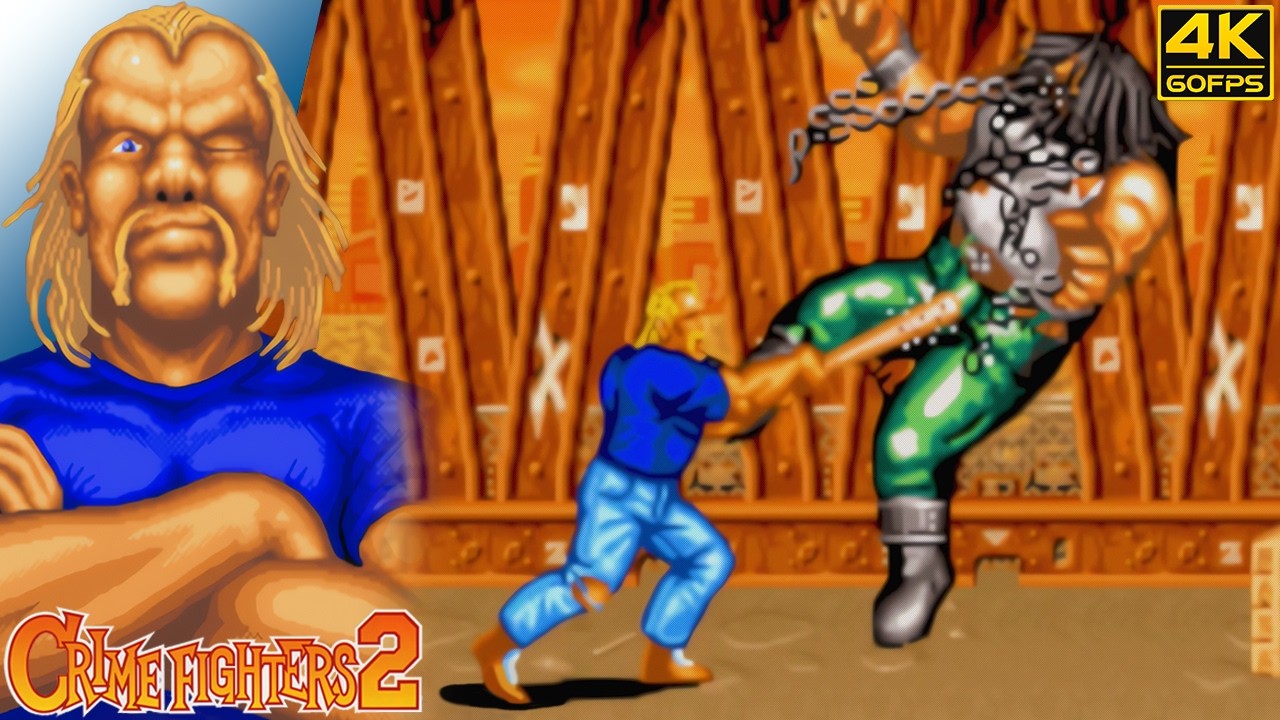 Crime Fighters 2 - Hawk (Arcade/JPN/1991) 4K 60FPS