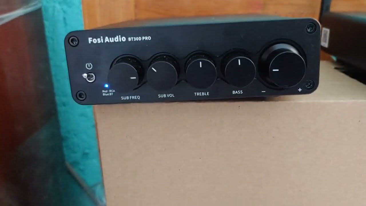 Fosi BT30D PRO Pequeño pero potente. Usa tus bocinas de miniconponentes.Review prueba de sonidoTest.