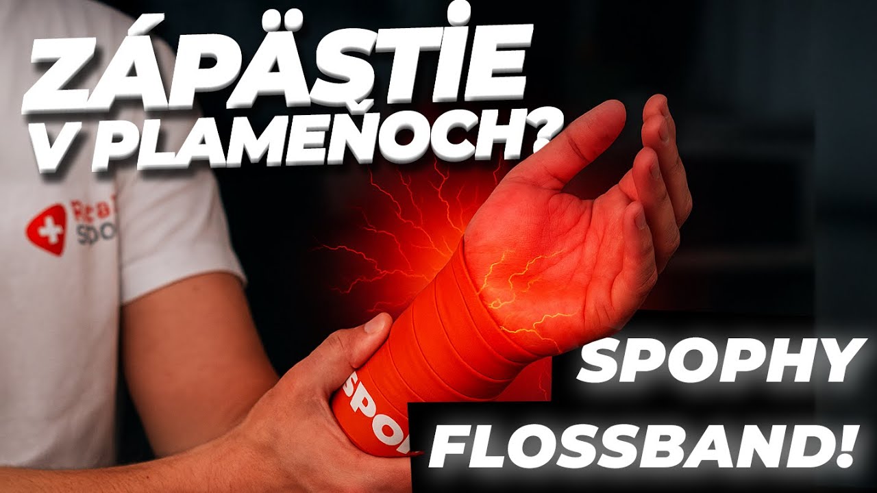 Bolesť zápästia? 😖 Vyskúšaj Spophy Flossband pri autoterapii.