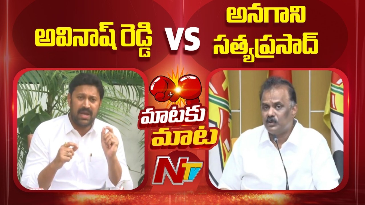 War of Words Between Avinash Reddy vs Anagani Satya Prasad | NTV Telugu